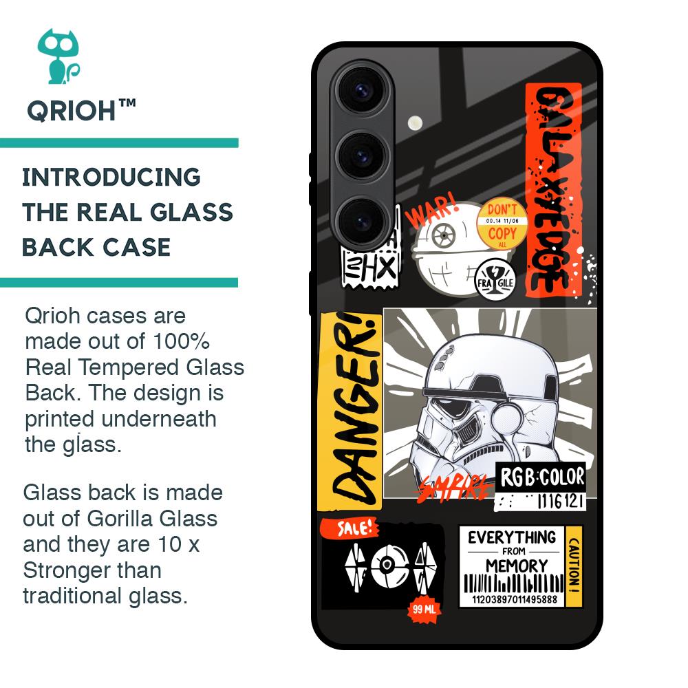 Galaxy Edge Glass Case for Samsung Galaxy S24 Plus 5G