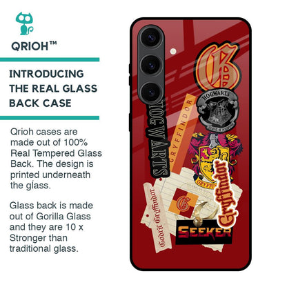 Gryffindor Glass Case for Samsung Galaxy S24 Plus 5G
