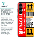 Handle With Care Glass Case for Samsung Galaxy S24 Plus 5G