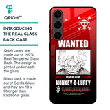 Luffy Wanted Glass Case for Samsung Galaxy S24 Plus 5G