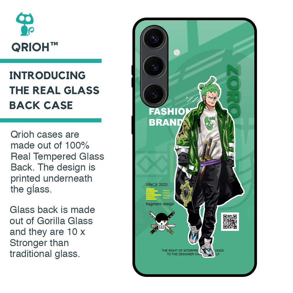 Zoro Bape Glass Case for Samsung Galaxy S24 Plus 5G