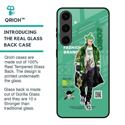 Zoro Bape Glass Case for Samsung Galaxy S24 Plus 5G