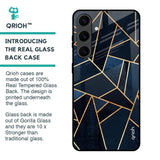 Abstract Tiles Glass Case for Samsung Galaxy S24 Plus 5G