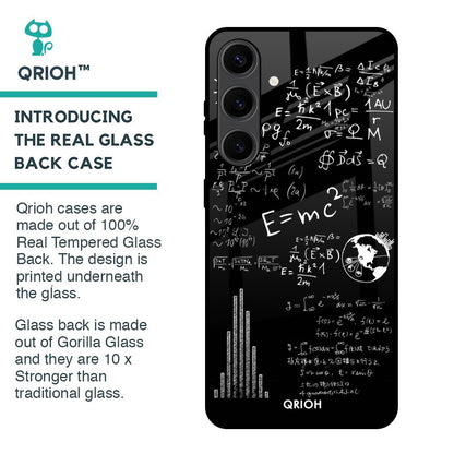 Funny Math Glass Case for Samsung Galaxy S24 Plus 5G