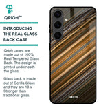 Diagonal Slash Pattern Glass Case for Samsung Galaxy S24 Plus 5G