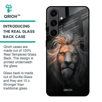 Devil Lion Glass Case for Samsung Galaxy S24 Plus 5G
