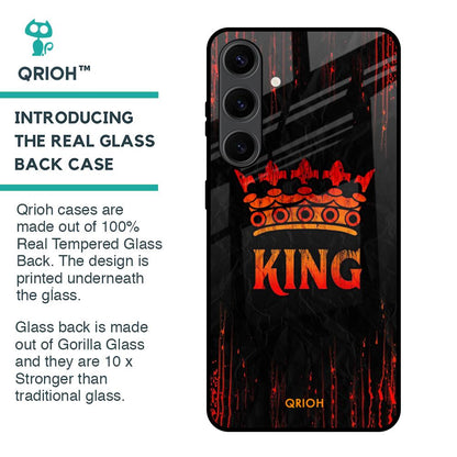 Royal King Glass Case for Samsung Galaxy S24 Plus 5G