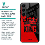 I Am A King Glass Case for Samsung Galaxy S24 Plus 5G
