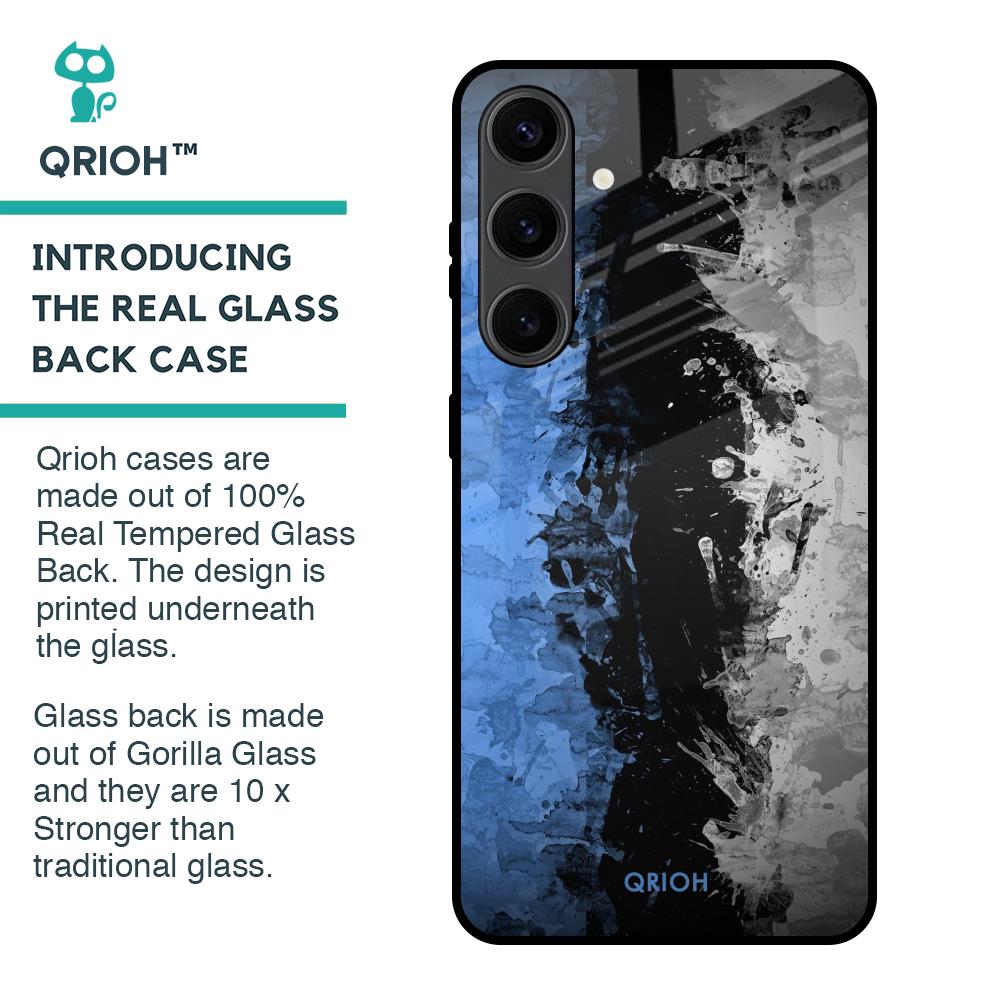 Dark Grunge Glass Case for Samsung Galaxy S24 Plus 5G