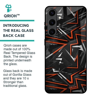 Vector Art Glass Case for Samsung Galaxy S24 Plus 5G