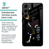 Luffy Line Art Glass Case for Samsung Galaxy S24 Plus 5G