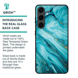 Ocean Marble Glass Case for Samsung Galaxy S24 Plus 5G