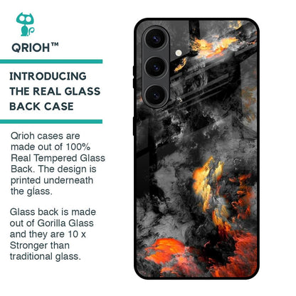 Lava Explode Glass Case for Samsung Galaxy S24 Plus 5G