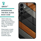 Tri Color Wood Glass Case for Samsung Galaxy S24 Plus 5G