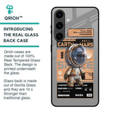Space Ticket Glass Case for Samsung Galaxy S24 Plus 5G