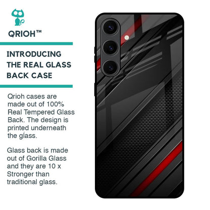 Modern Abstract Glass Case for Samsung Galaxy S24 Plus 5G