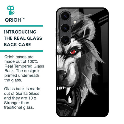 Wild Lion Glass Case for Samsung Galaxy S24 Plus 5G