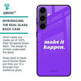 Make it Happen Glass Case for Samsung Galaxy S24 Plus 5G