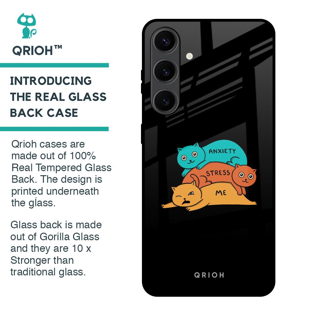 Anxiety Stress Glass Case for Samsung Galaxy S24 Plus 5G