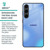 Vibrant Blue Texture Glass Case for Samsung Galaxy S24 Plus 5G