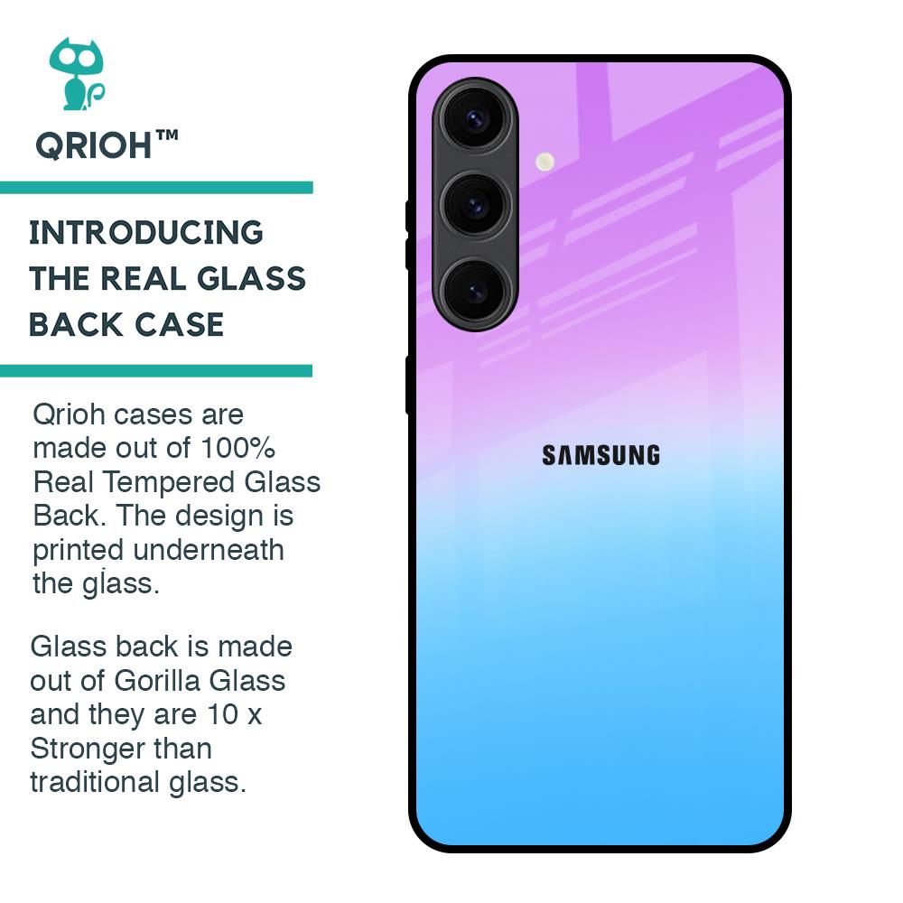 Unicorn Pattern Glass Case for Samsung Galaxy S24 Plus 5G
