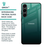 Palm Green Glass Case For Samsung Galaxy S24 Plus 5G