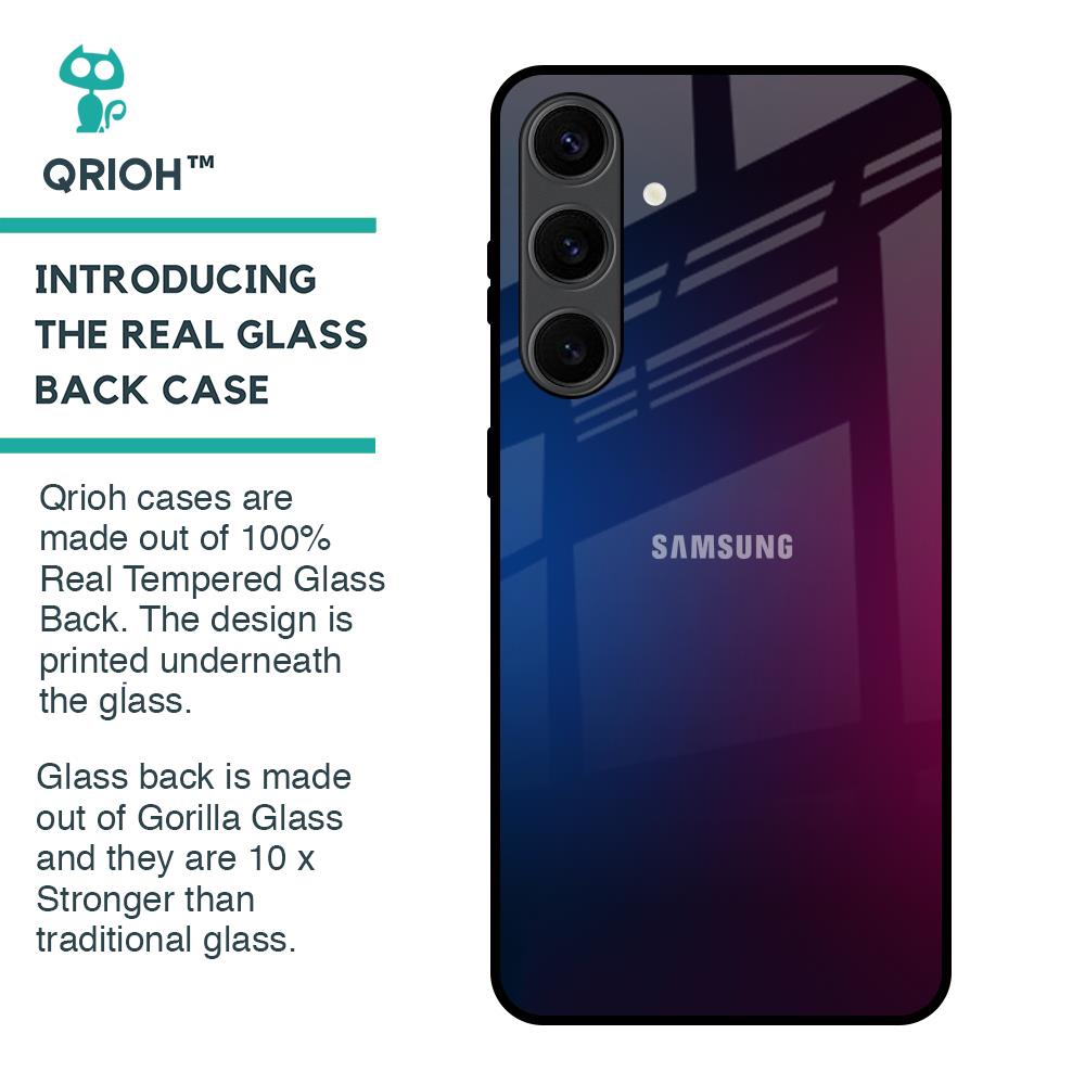 Mix Gradient Shade Glass Case For Samsung Galaxy S24 Plus 5G