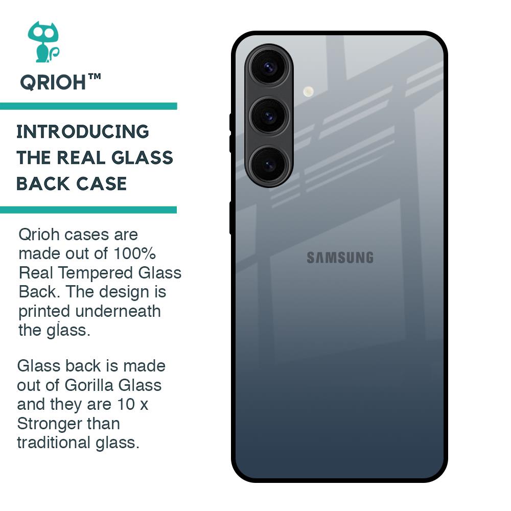 Smokey Grey Color Glass Case For Samsung Galaxy S24 Plus 5G