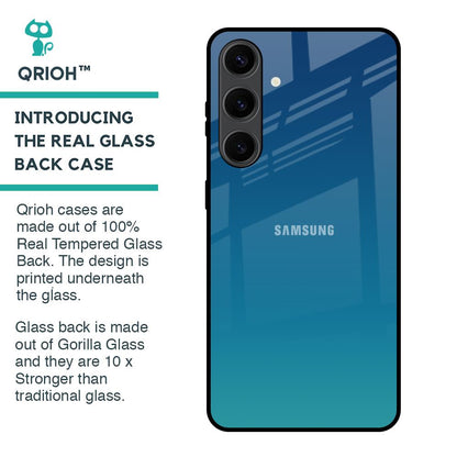 Celestial Blue Glass Case For Samsung Galaxy S24 Plus 5G