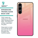Pastel Pink Gradient Glass Case For Samsung Galaxy S24 Plus 5G