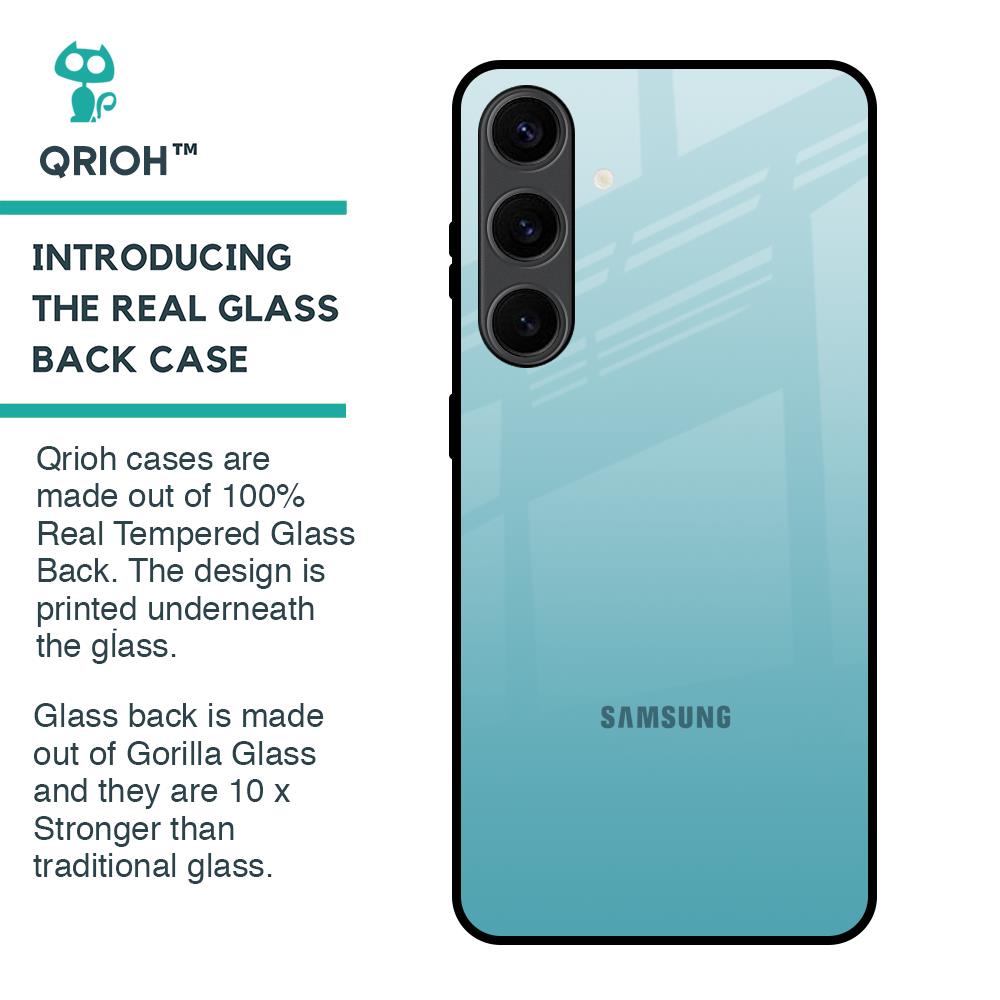 Arctic Blue Glass Case For Samsung Galaxy S24 Plus 5G