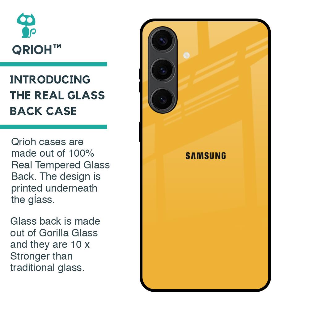 Fluorescent Yellow Glass case for Samsung Galaxy S24 Plus 5G