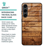 Wooden Planks Glass Case for Samsung Galaxy S24 Plus 5G