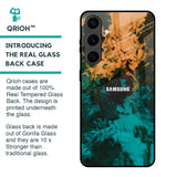 Watercolor Wave Glass Case for Samsung Galaxy S24 Plus 5G