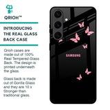 Fly Butterfly Glass Case for Samsung Galaxy S24 Plus 5G