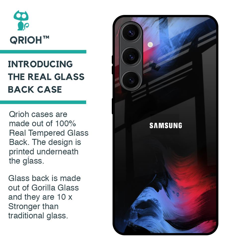 Fine Art Wave Glass Case for Samsung Galaxy S24 Plus 5G