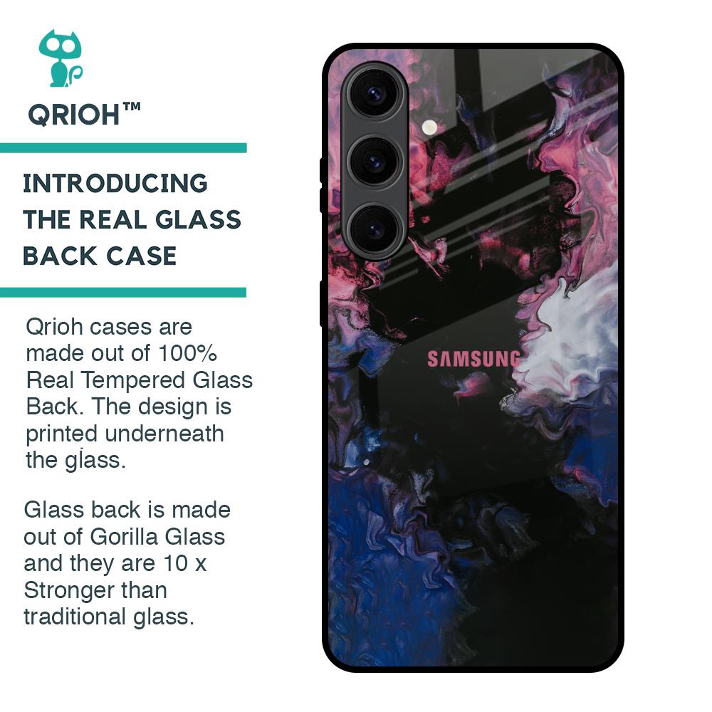 Smudge Brush Glass case for Samsung Galaxy S24 Plus 5G