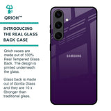 Dark Purple Glass Case for Samsung Galaxy S24 Plus 5G