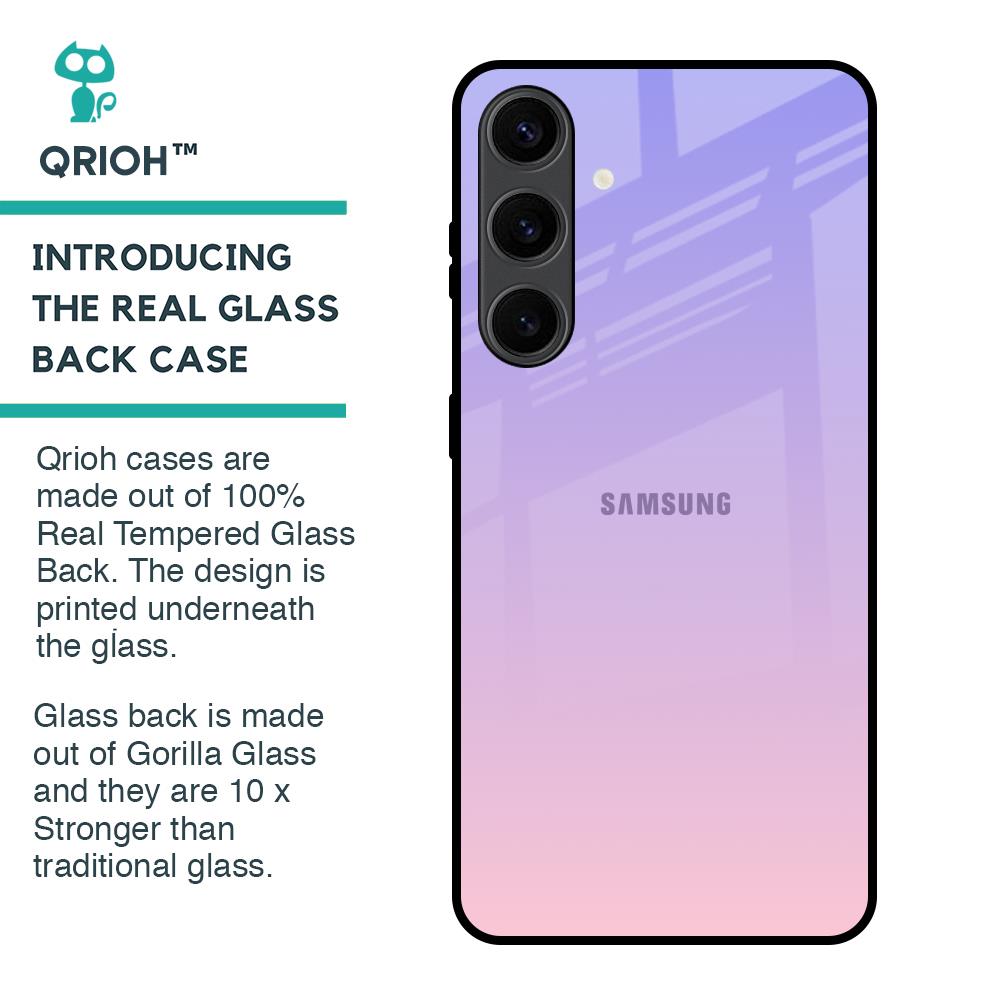 Lavender Gradient Glass Case for Samsung Galaxy S24 Plus 5G