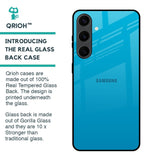 Blue Aqua Glass Case for Samsung Galaxy S24 Plus 5G