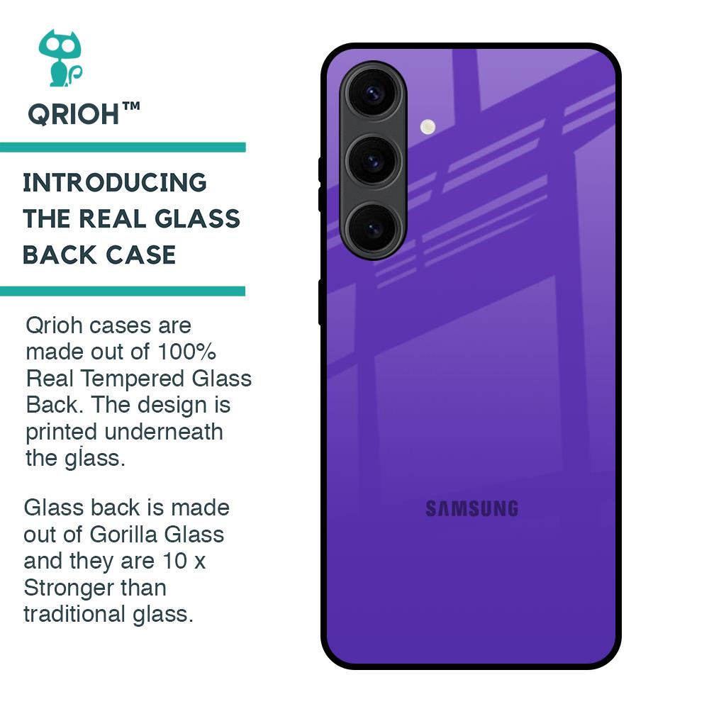 Amethyst Purple Glass Case for Samsung Galaxy S24 Plus 5G