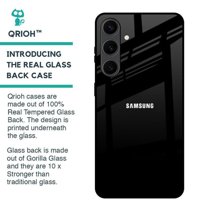 Jet Black Glass Case for Samsung Galaxy S24 Plus 5G
