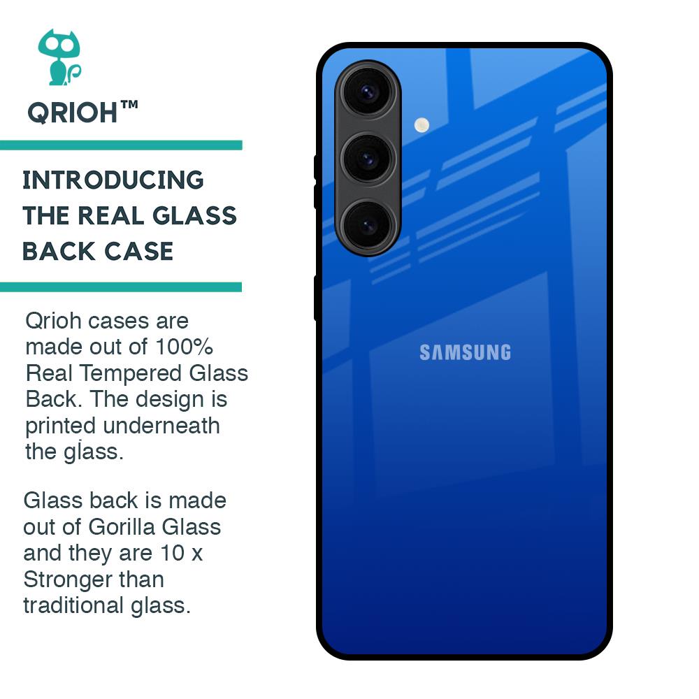Egyptian Blue Glass Case for Samsung Galaxy S24 Plus 5G