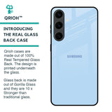 Pastel Sky Blue Glass Case for Samsung Galaxy S24 Plus 5G