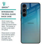 Sea Theme Gradient Glass Case for Samsung Galaxy S24 Plus 5G