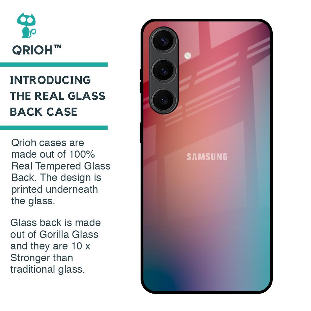 Dusty Multi Gradient Glass Case for Samsung Galaxy S24 Plus 5G