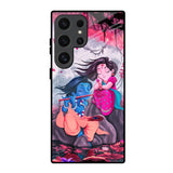 Radha Krishna Art Samsung Galaxy S24 Ultra 5G Glass Back Cover Online