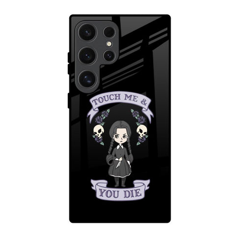 Touch Me & You Die Samsung Galaxy S24 Ultra 5G Glass Back Cover Online
