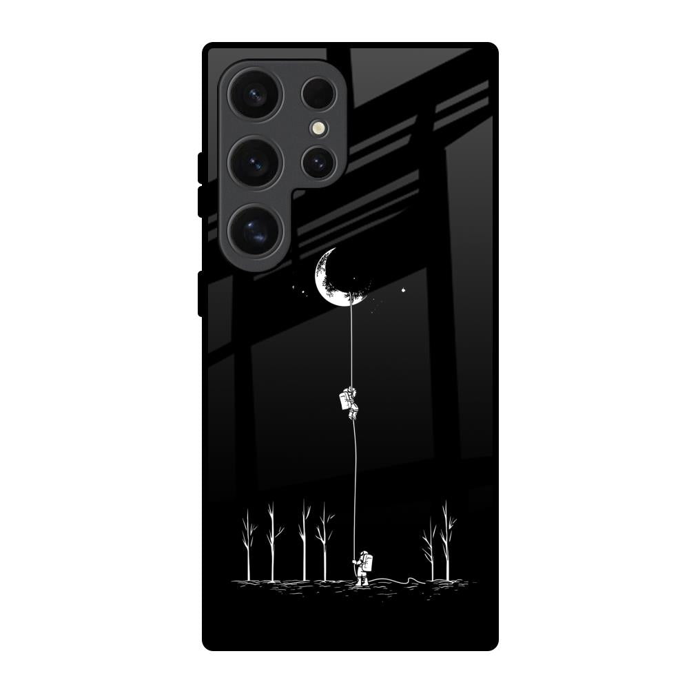 Catch the Moon Samsung Galaxy S24 Ultra 5G Glass Back Cover Online