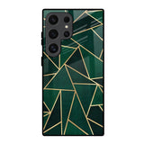 Abstract Green Samsung Galaxy S24 Ultra 5G Glass Back Cover Online